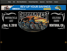 Tablet Screenshot of chopperfestival.com